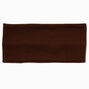 Brown Jersey Flat Headwrap,