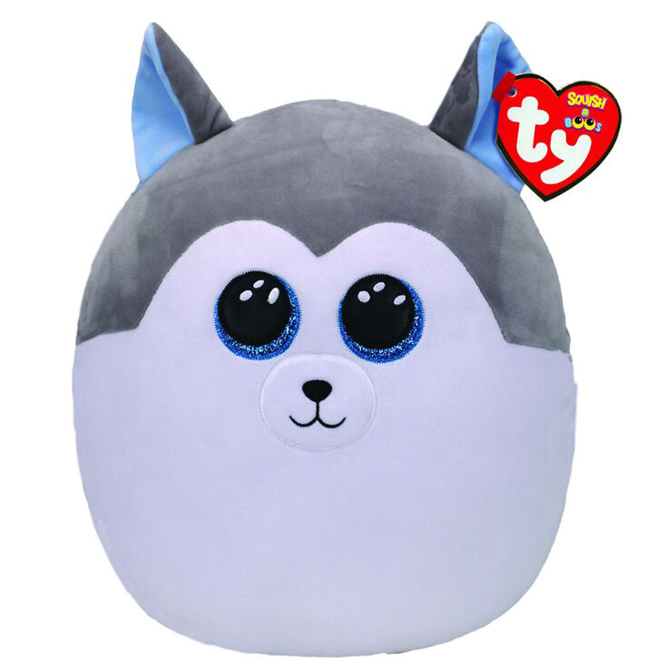 Ty&reg; Squish-A-Boo Slush the Husky Plush Toy,