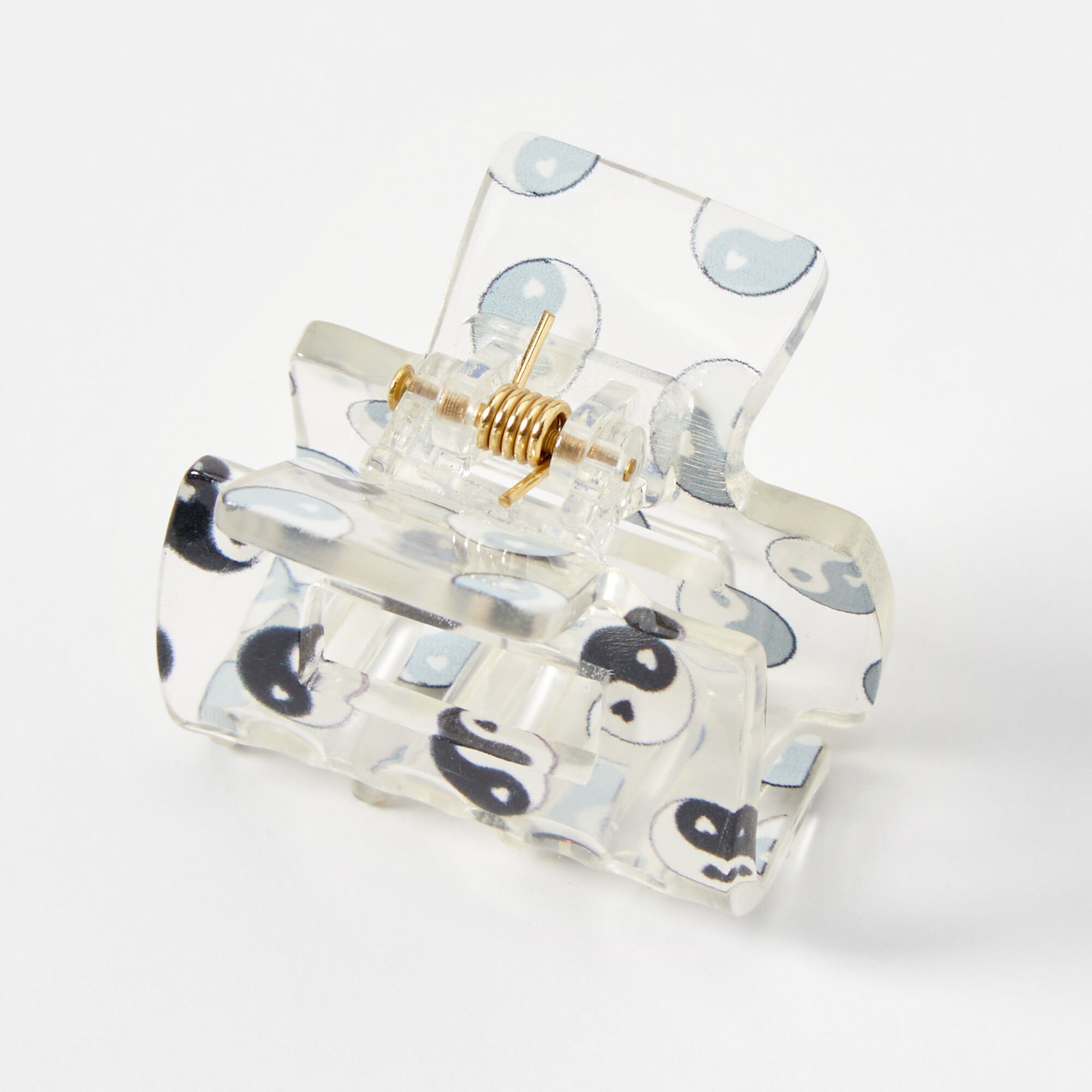 Transparent Yin Yang Hair Claw,