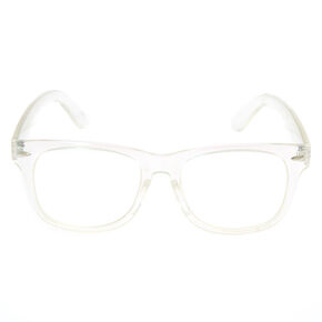 Holographic Retro Clear Lens Frames,