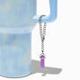 Lilac Crystal Handle Charm,