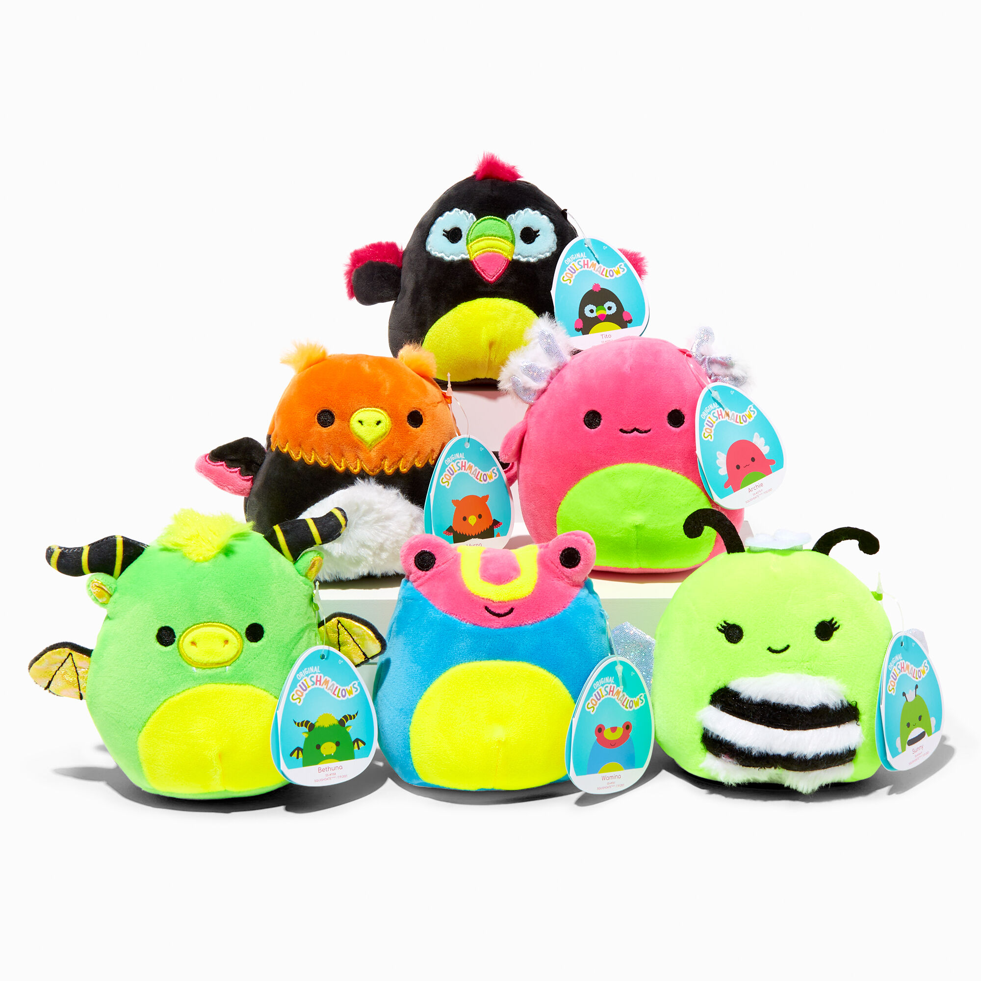 Squishmallows 5 Blacklight Plush Toy Styles May Vary