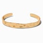 Gold-tone Wavy Cuff Bracelet,