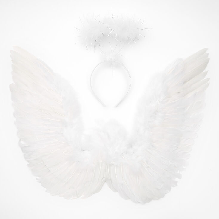 Claire's Déguisement d’ange - Blanc, lot de 2