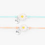 Bracelets r&eacute;glables marguerite best friends - Lot de 2,