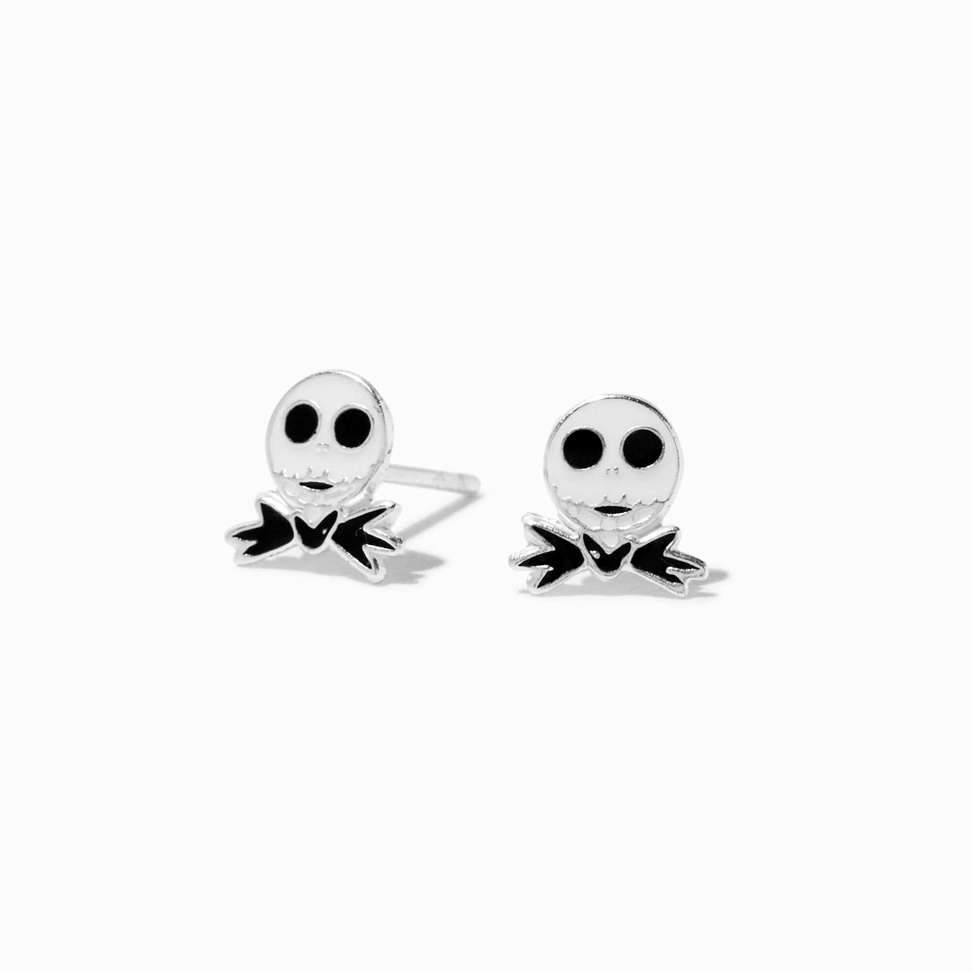 View Claires The Nightmare Before Christmas Jack Skellington Stud Earrings Silver information