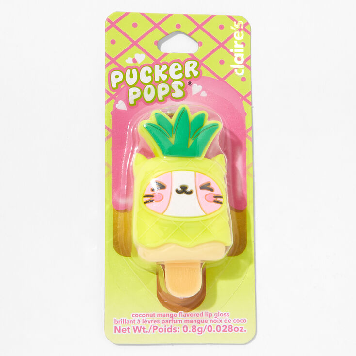 Pucker Pops&reg; Pineapple Critter Lip Gloss - Coconut Mango,