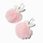 Easter Bunny Ears Pom Pom Drop Earrings,