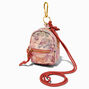 Holographic Rainbow Butterfly Mini Backpack with Lanyard,