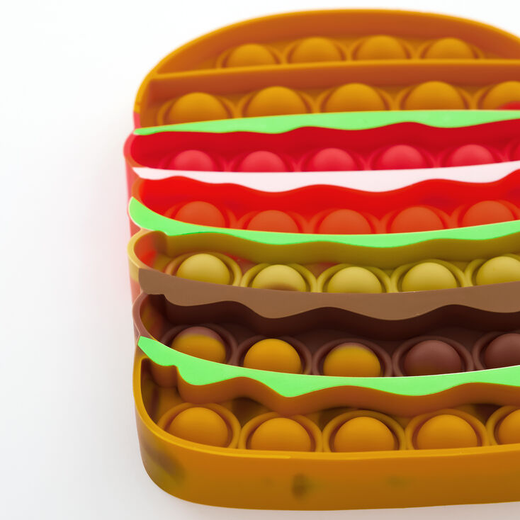Fast Food Push Poppers Fidget Toy - Styles Vary,