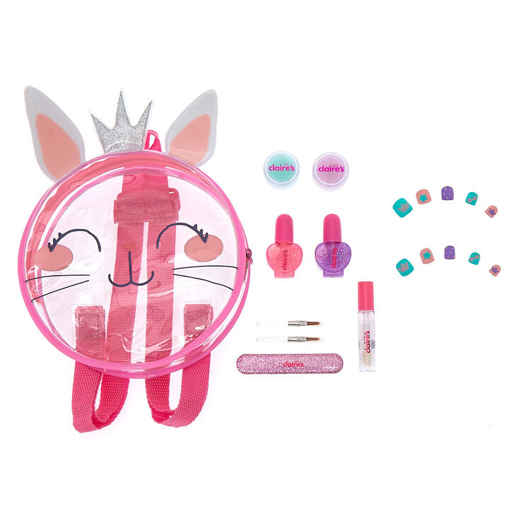 Claire&#39;s Club Claire the Bunny Beauty Bag Set - Pink,