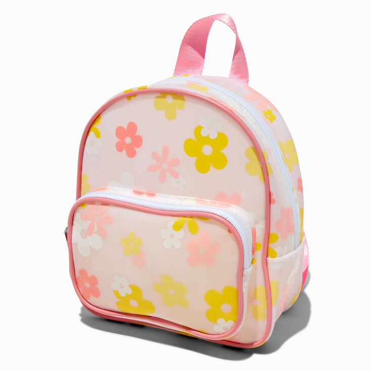 Claire&#39;s Club Daisy Print Mini Backpack,