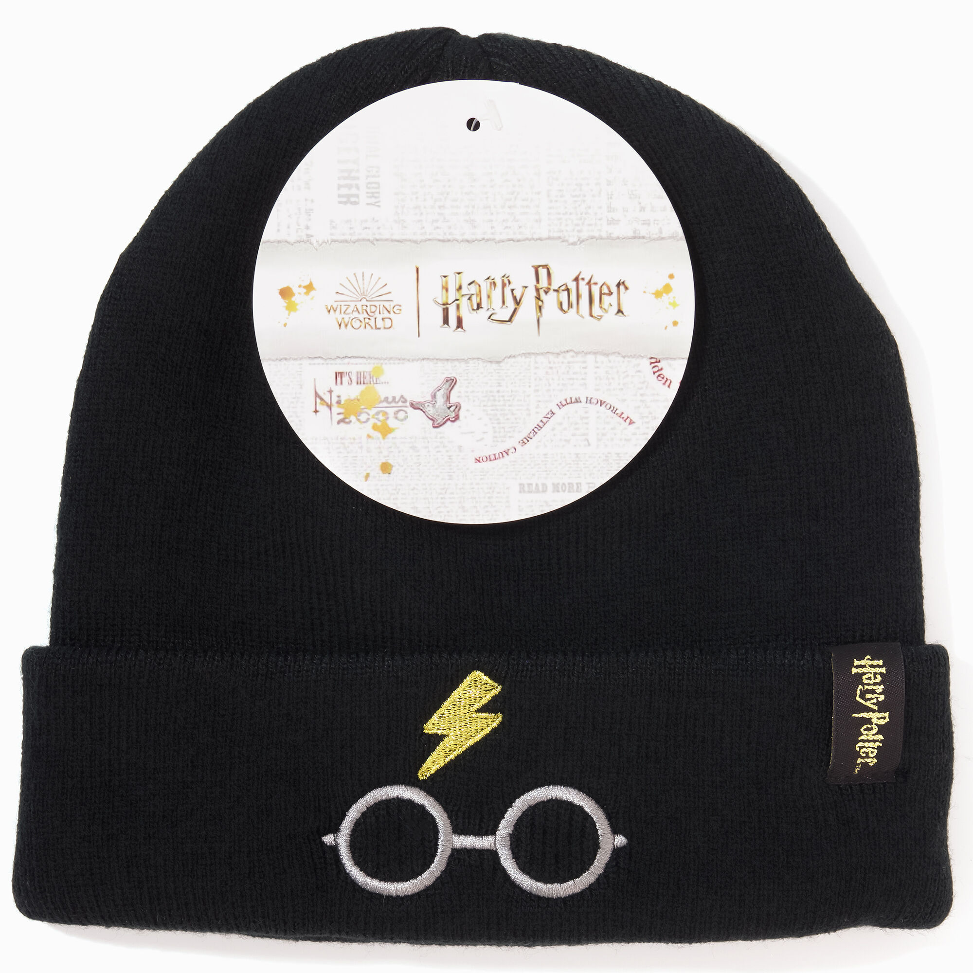 View Claires Harry Potter Glasses Beanie Hat Black information