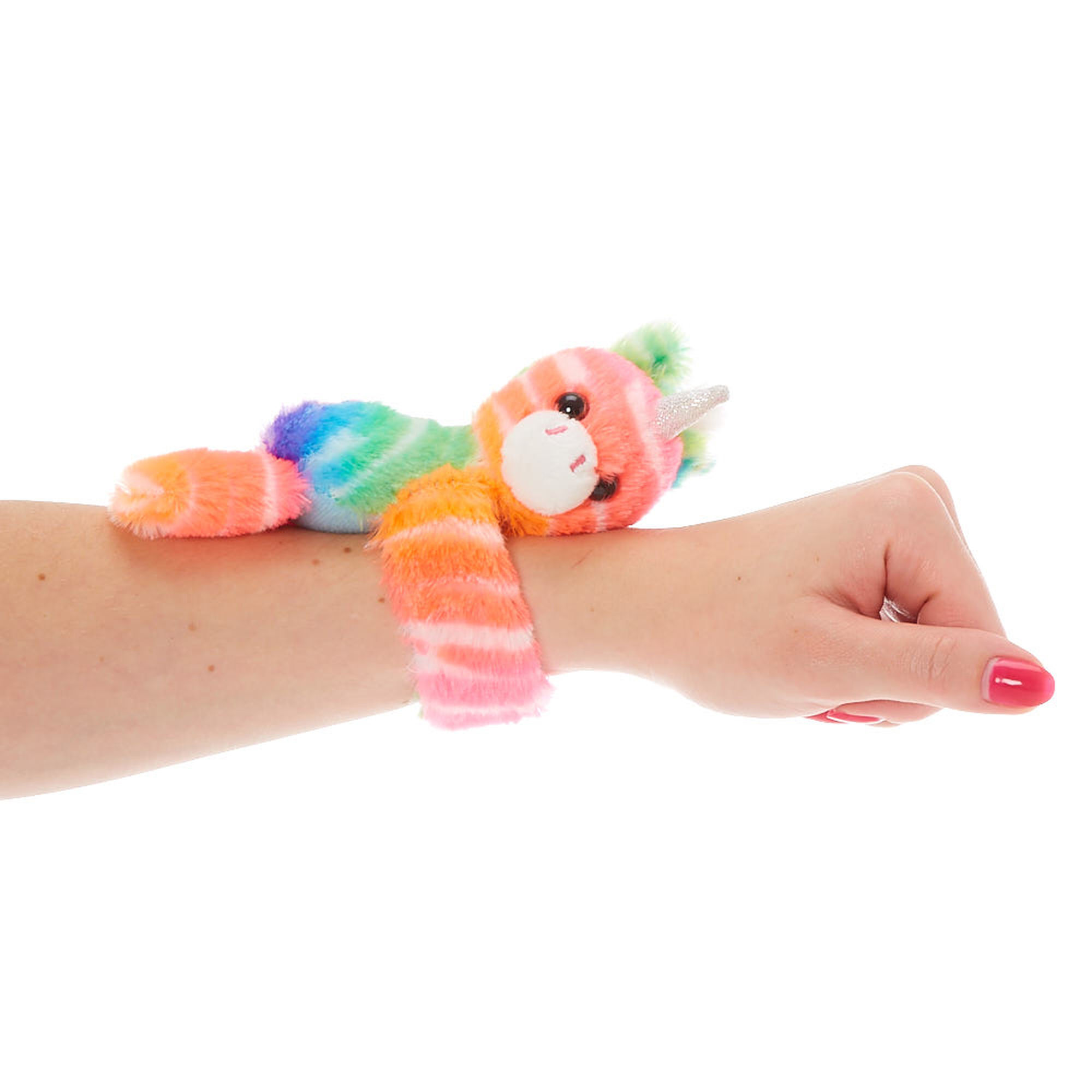 Peluche licorne arc en ciel Lovable Huggable du Club Claire s