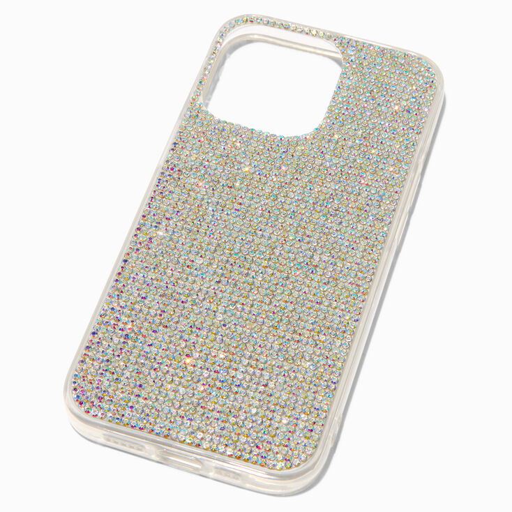 Paved Crystal Protective Phone Case - Fits iPhone&reg; 13 Pro,