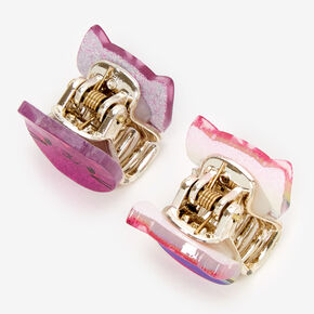 Claire&#39;s Club Glitter Cat Mini Hair Claws - 4 Pack,
