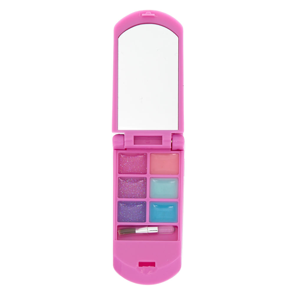 Claire's Club Starbright the Unicorn Flip Phone Lip Gloss Set - Pink,