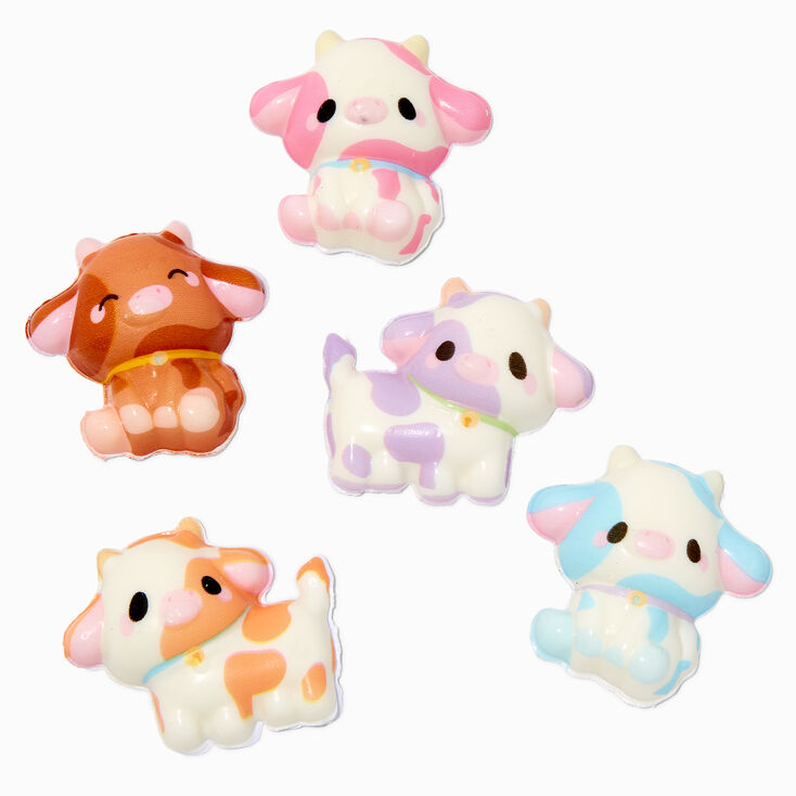 Grafix&reg; Cow Super Squishy Slow-Rise Stickers - 5 Pack,