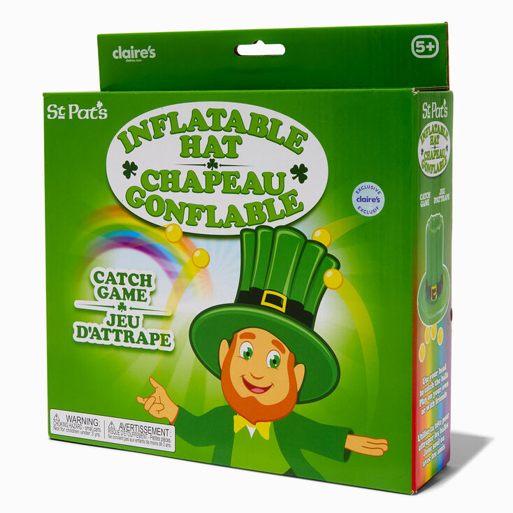 Claire&#39;s Exclusive St. Patrick&#39;s Day Inflatable Hat Catch Game,