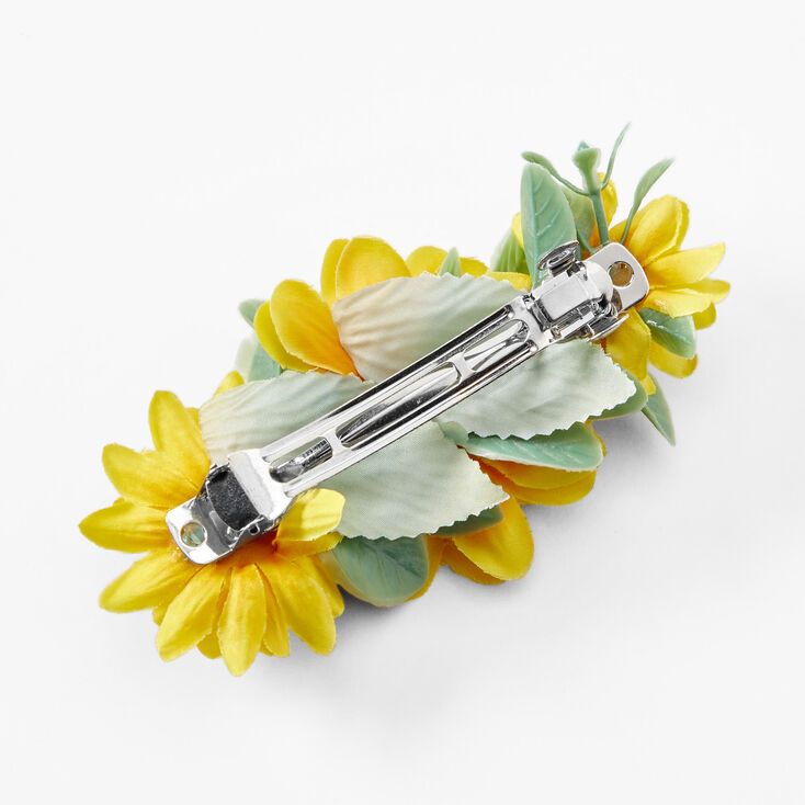 Sunflower Cluster Hair Barrette,