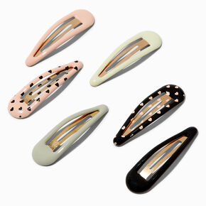 Barrettes clic clac c&oelig;ur Claire&#39;s Club - Lot de 6,