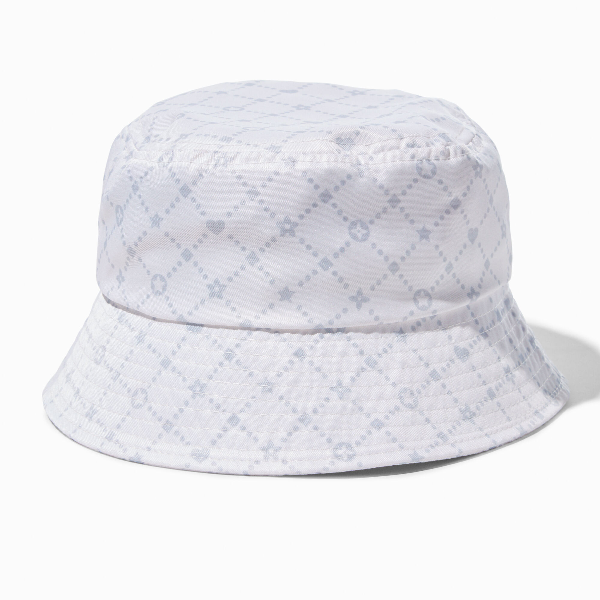 View Claires Club Status Icon Bucket Hat Ivory information