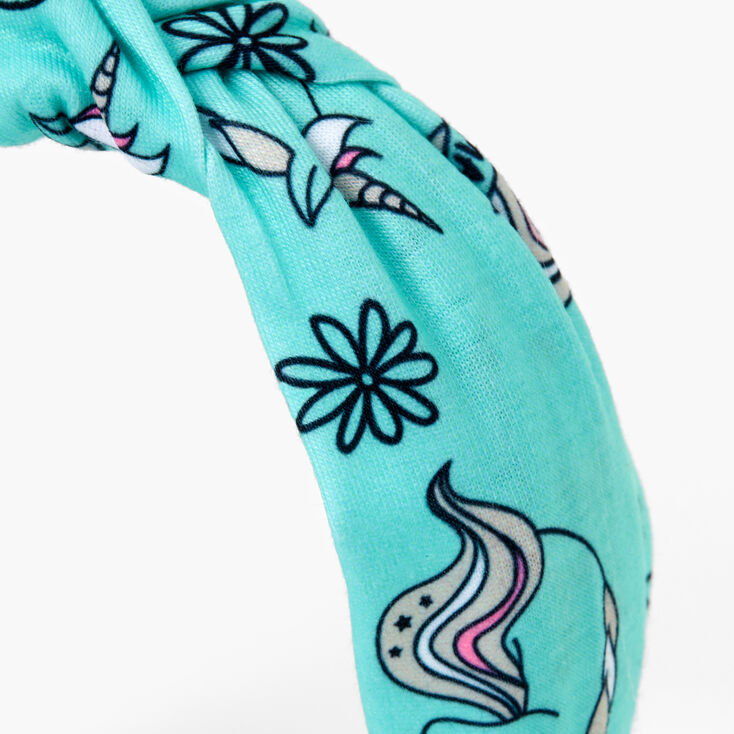 Unicorn Magic Twisted Headband - Mint,