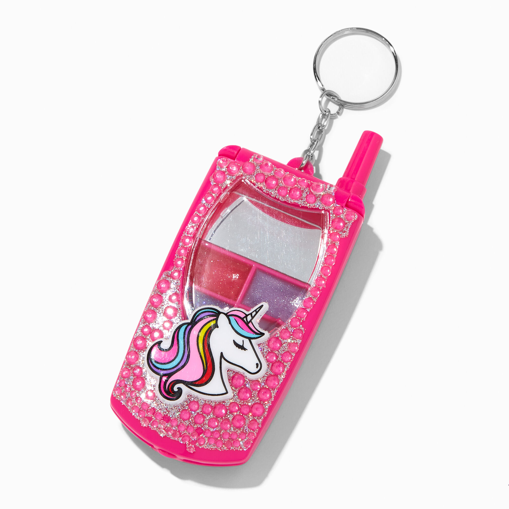 View Claires Y2K Unicorn Bling Flip Phone Lip Gloss Set information