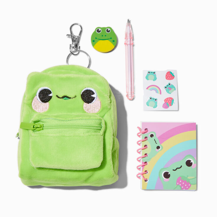 Green Frog 4&#39;&#39; Backpack Stationery Set,