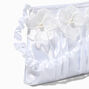 Claire&#39;s Club Special Occasion Satin Pearl Flower Handbag,