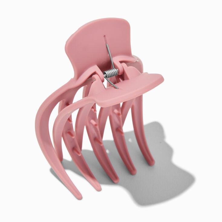 Extra Large Mauve Pink Yoga Hair Claw,