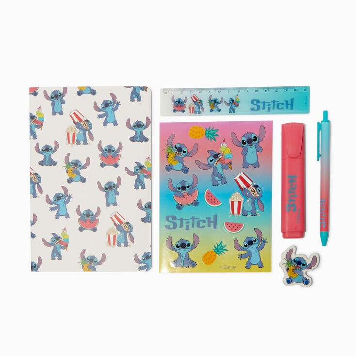 Disney Stitch Claire's Exclusive Foodie Stationery Set