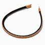 Tan Braided Headband,