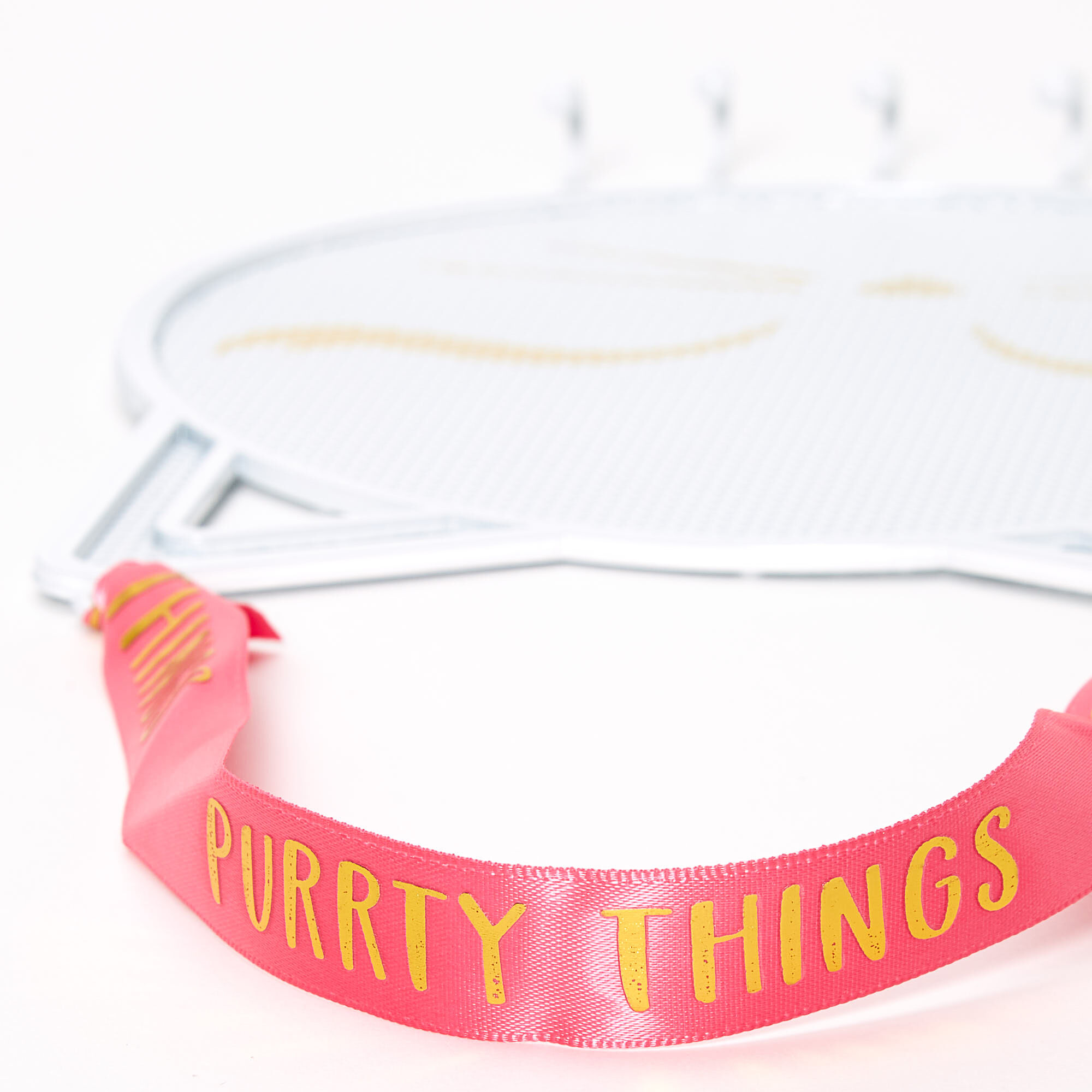 Purrty Things Cat Jewelry Holder - White,