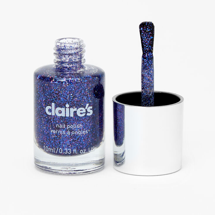 Glitter Nail Polish - Purple,