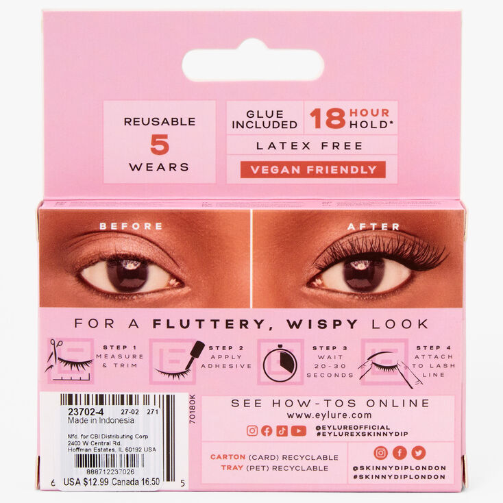 Eylure x Skinnydip Fluttery Light False Lashes - No. 165,