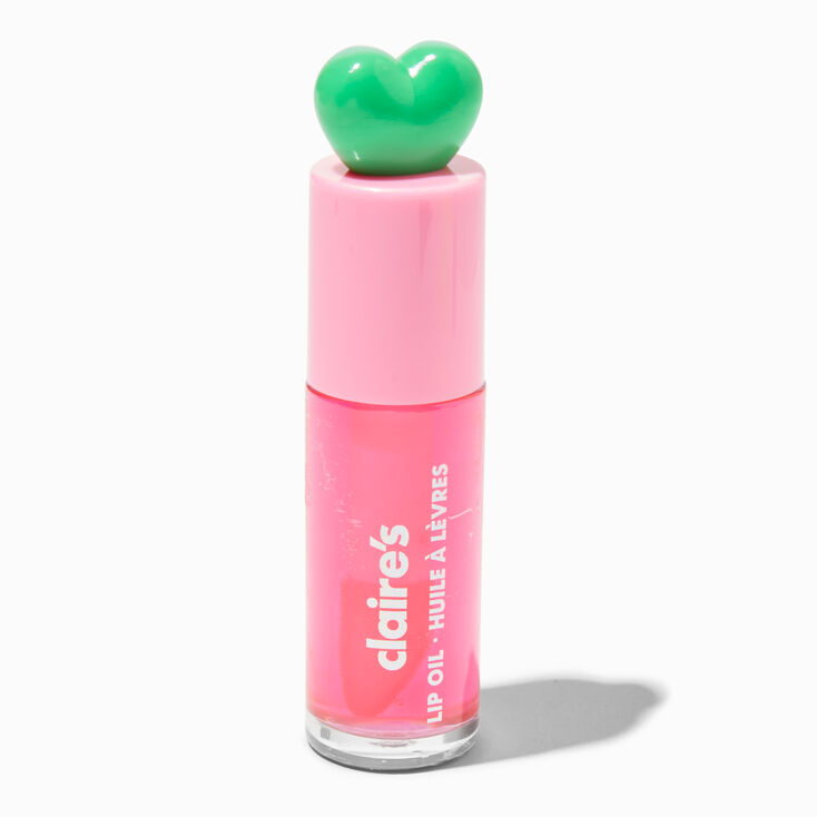 Green Heart Pink Lip Oil,