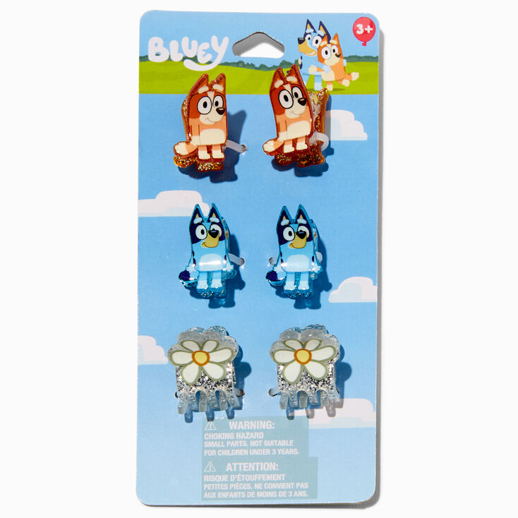 Bluey Mini Hair Claws - 6 Pack,