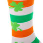 Irish Flag Striped Crew Socks,