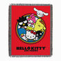 Hello Kitty&reg; And Friends Circle of Fun Woven Tapestry Throw &#40;ds&#41;,