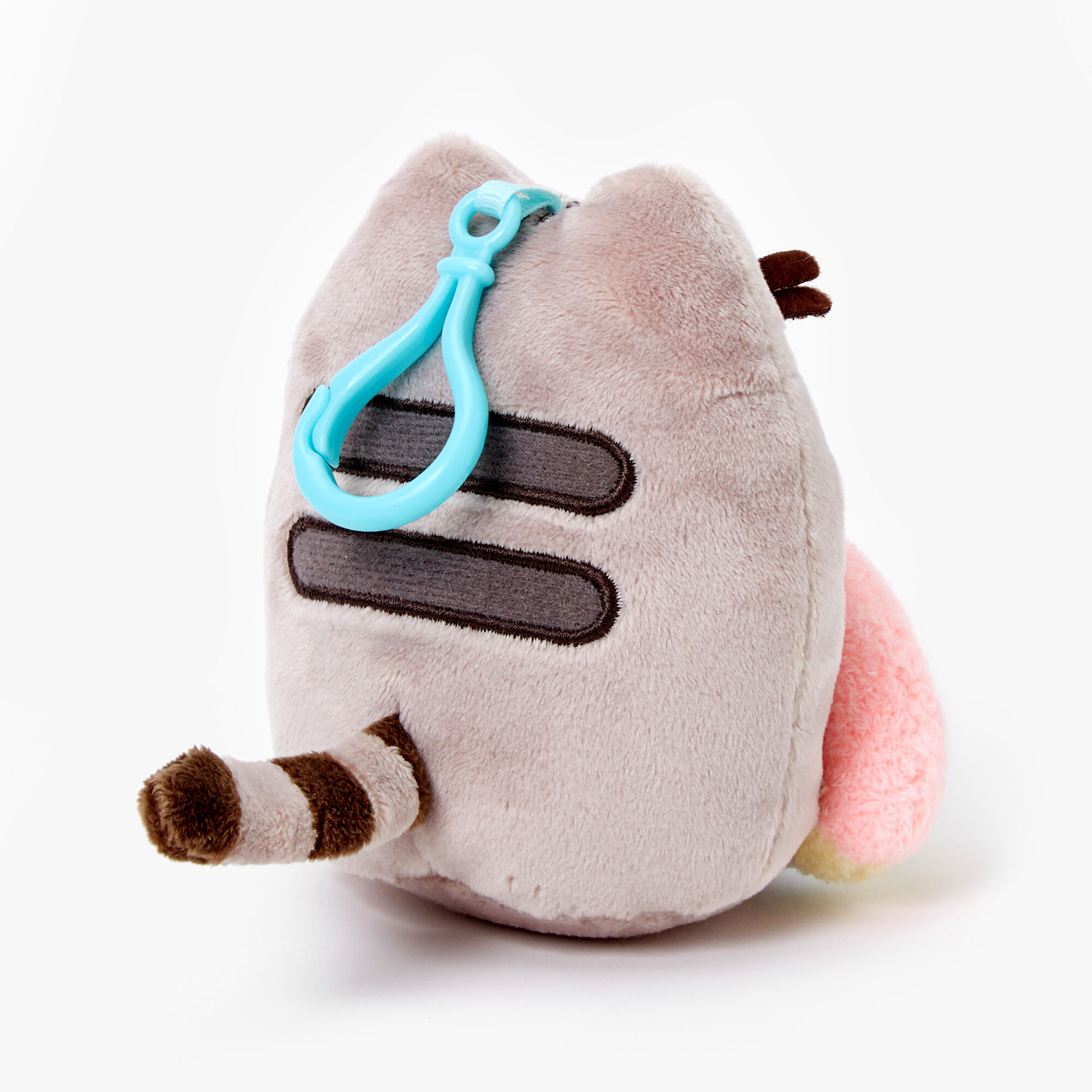 pusheen with rainbow plush