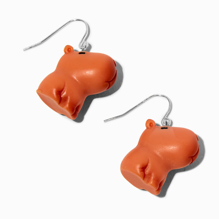 Cute Capybara Drop Earrings,
