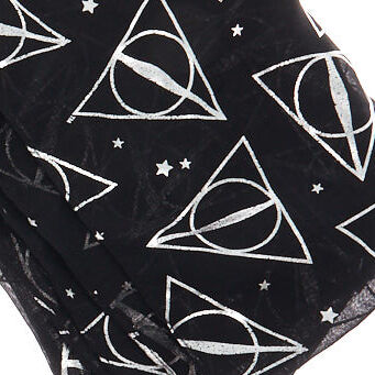 Harry Potter™ Deathly Hallows Infinity Scarf - Black,