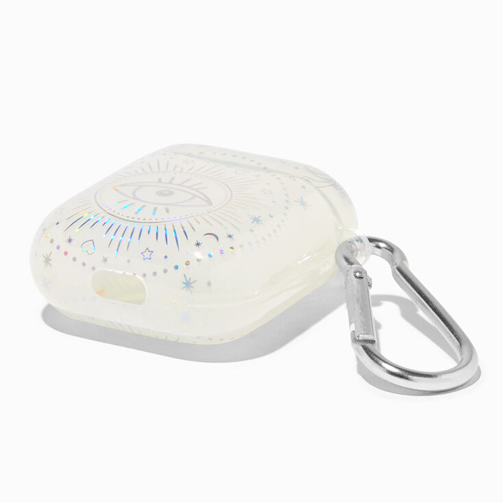 Holographic Evil Eye Silicone Earbud Case Cover - Compatible With Apple AirPods&reg;,