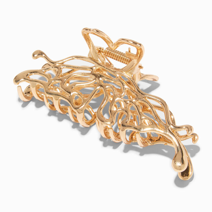 Gold Fairy Medium Metal Hair Claw,