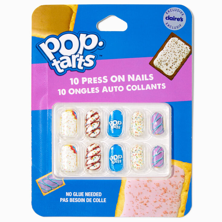 Pop Tarts&trade; Claire&#39;s Exclusive Stiletto Vegan Press On Faux Nail Set - 10 Pack,