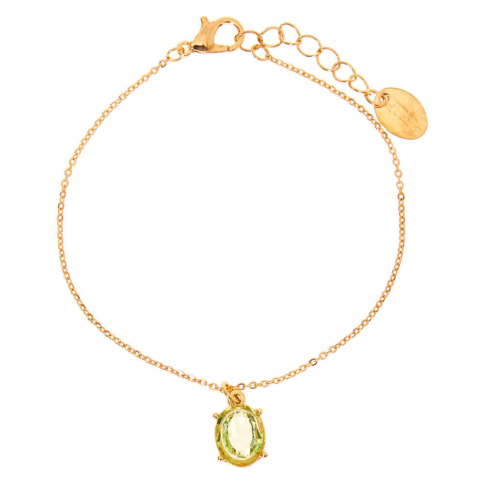 August Birthstone Jewellery Gift Set - Peridot, 3 Pack,
