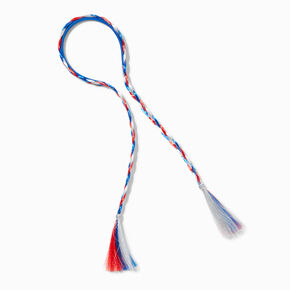 Stars &amp; Stripes Red, White &amp; Blue Braid Faux Hair Headband,