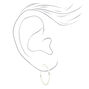 Silver Graduated Clip On Hoop Earrings - 3 Pack,