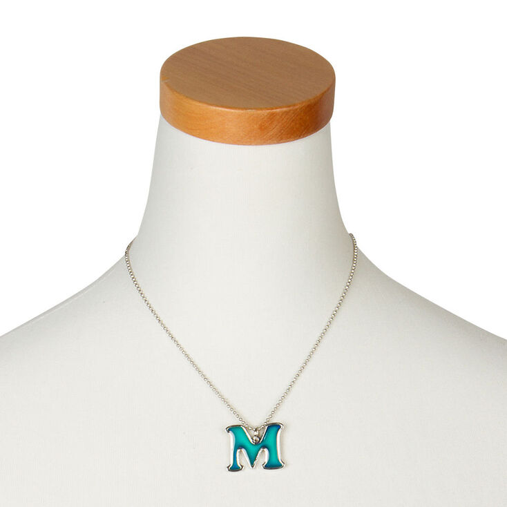 Mood Initial Pendant Necklace - M,